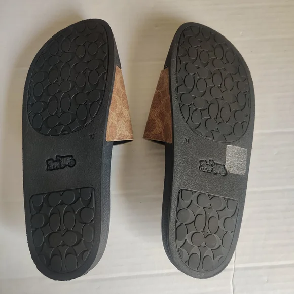 Coach Black and Brown Sandals - Picture 3 of 4